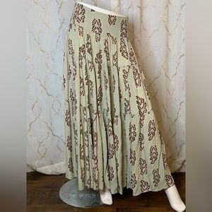 Masai Copenhagen Sable Sage Green Tiered Skirt Sz XXL
